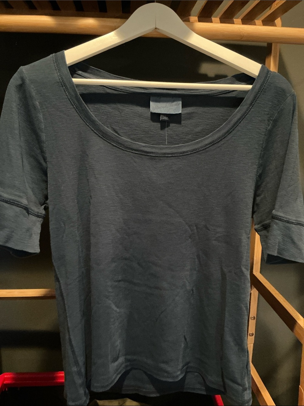 Universal Thread Navy Scoop Neck Short Sleeve Tee